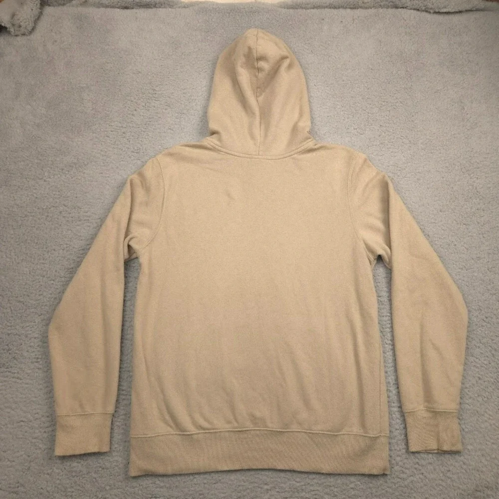 The North Face Mens Medium Beige Camo Logo Pullover Hoodie Sweatshirt F21